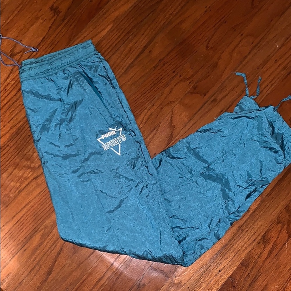 Vintage Puma Sports Nylon Track Pants Size Small